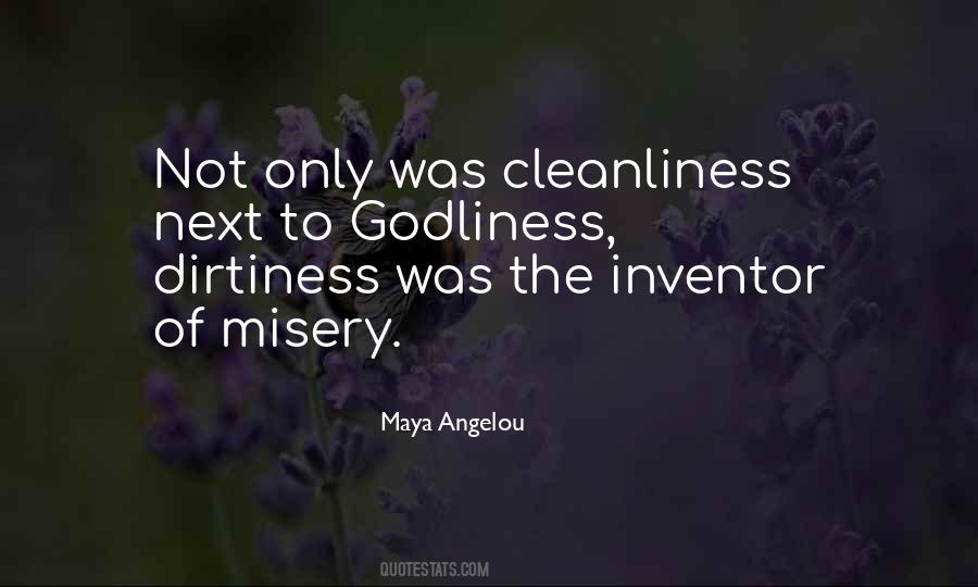 Quotes About Cleanliness And Godliness #1174571