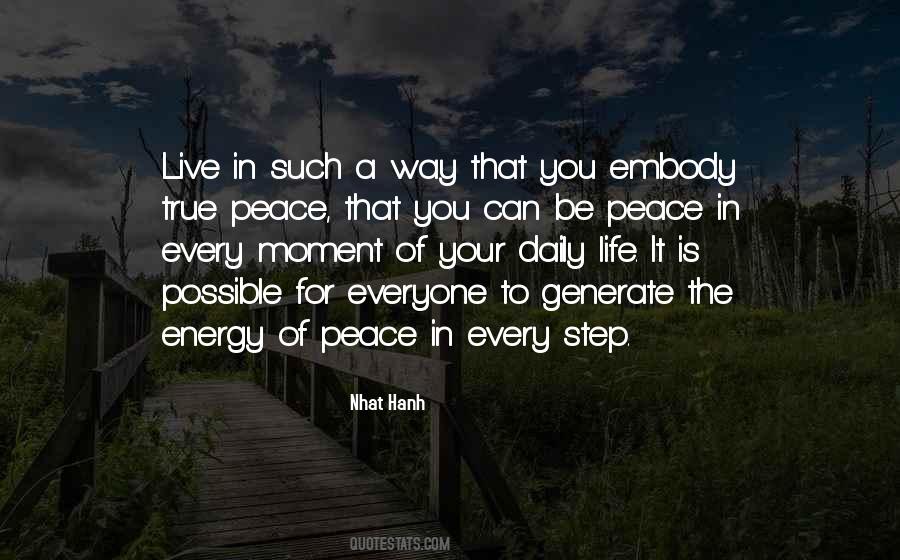 Peace In Every Step Quotes #627246