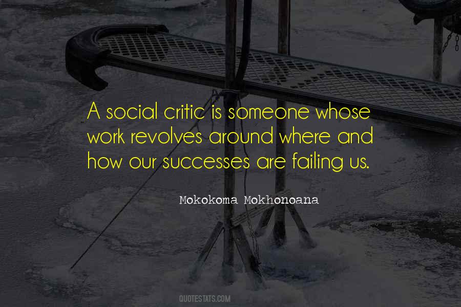 Social Criticism Quotes #1364302