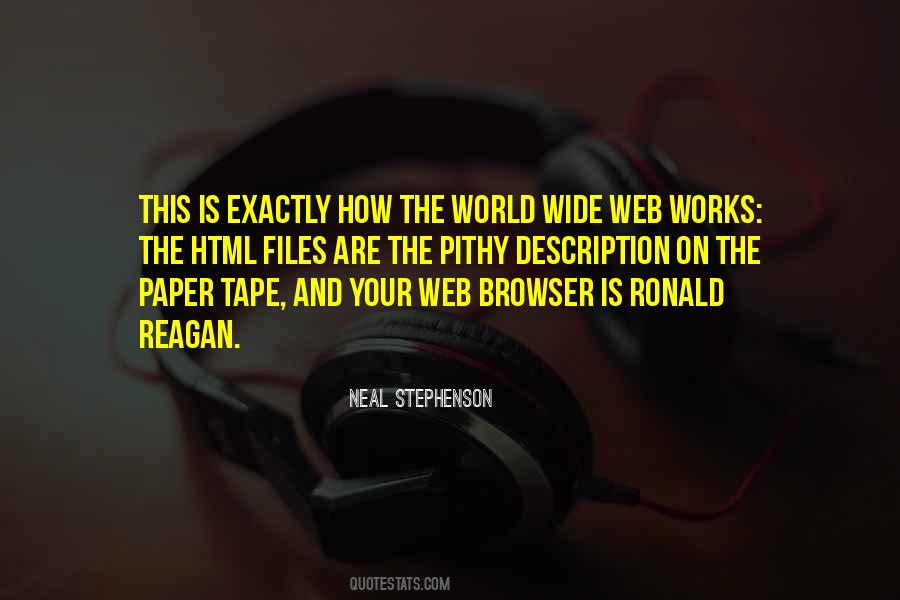 Quotes About World Wide Web #917685