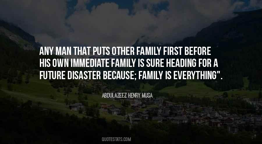 Quotes About Family First #574540