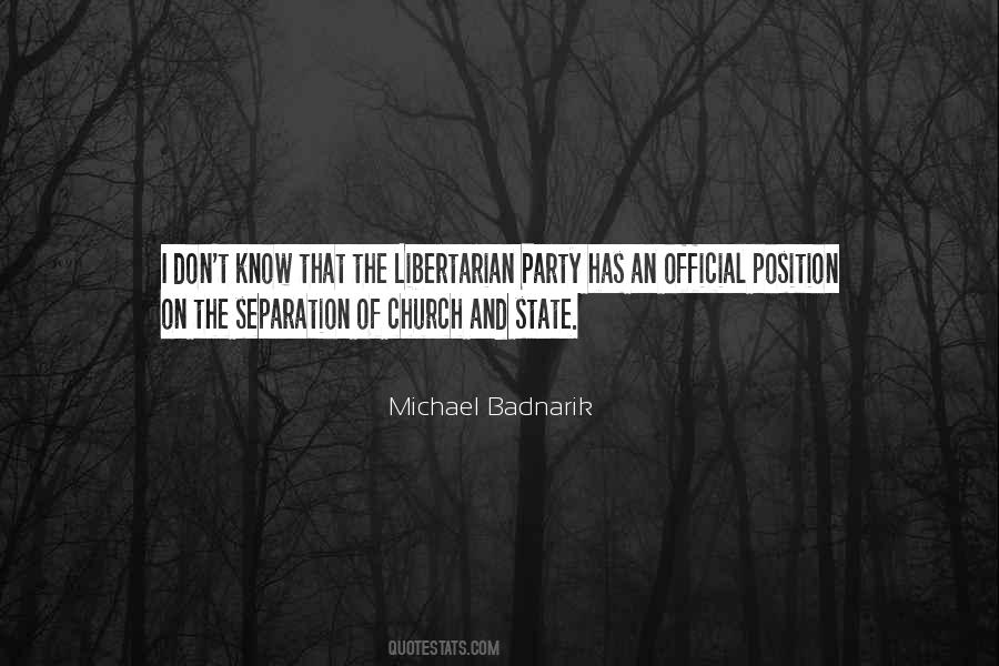 Quotes About The Separation Of Church And State #1364728