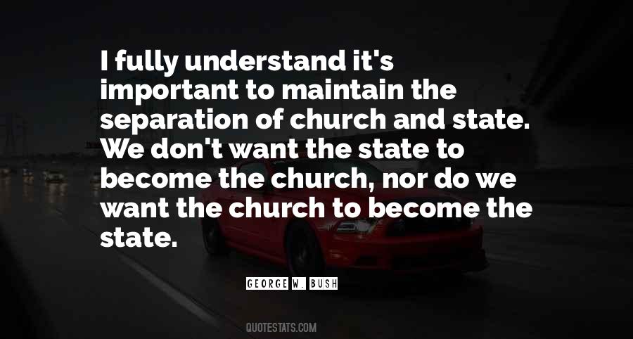 Quotes About The Separation Of Church And State #1749426