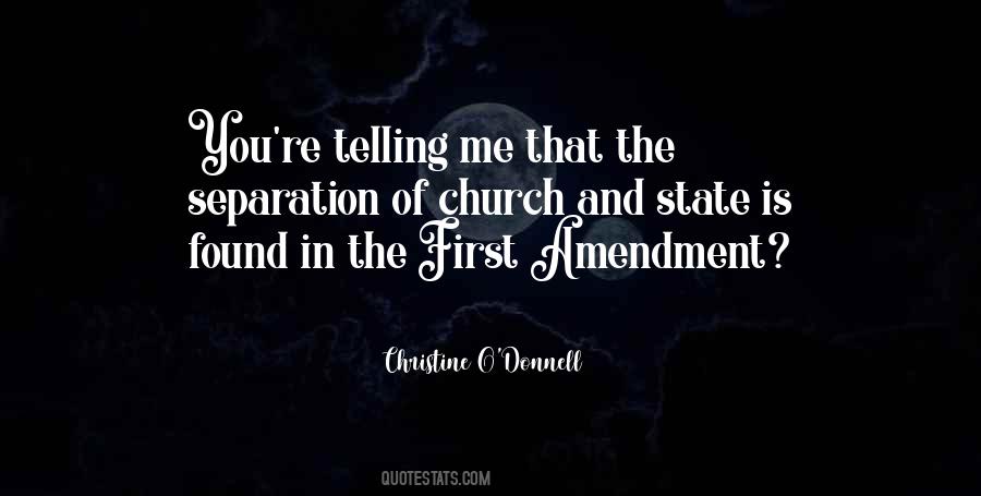 Quotes About The Separation Of Church And State #1758254