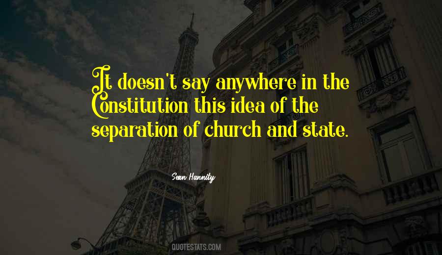 Quotes About The Separation Of Church And State #479879