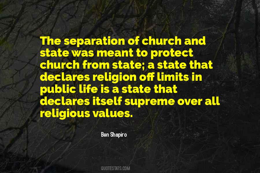 Quotes About The Separation Of Church And State #646017