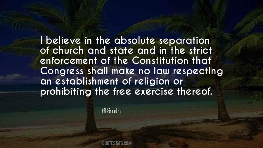 Quotes About The Separation Of Church And State #674928