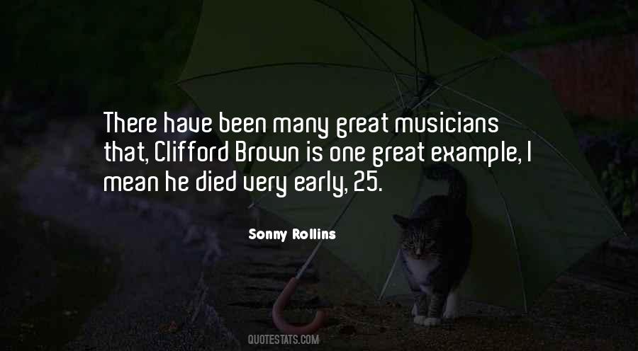 Quotes About Great Musicians #1490531