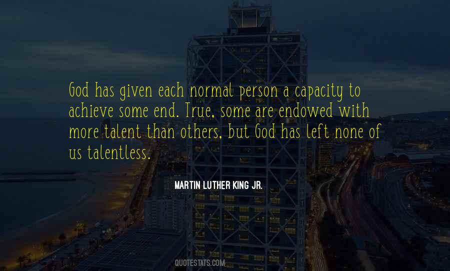 Quotes About Talent From God #295870