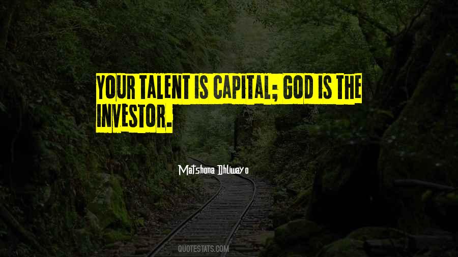 Quotes About Talent From God #299352