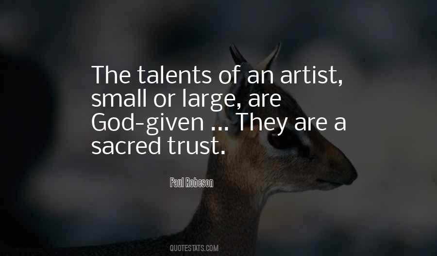 Quotes About Talent From God #472685