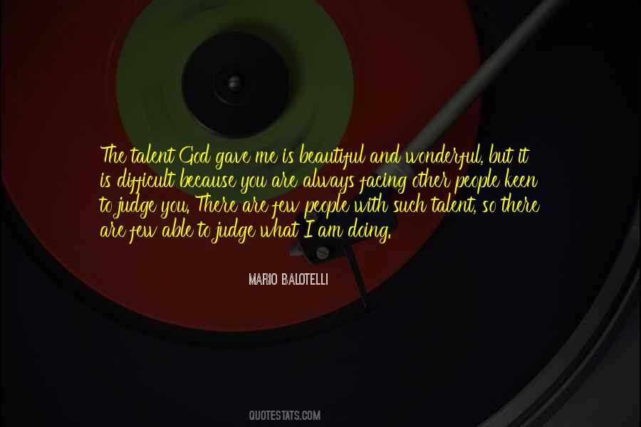 Quotes About Talent From God #552540