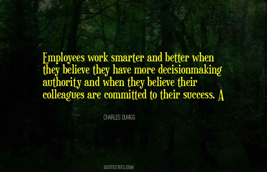 Work Smarter Quotes #1151190