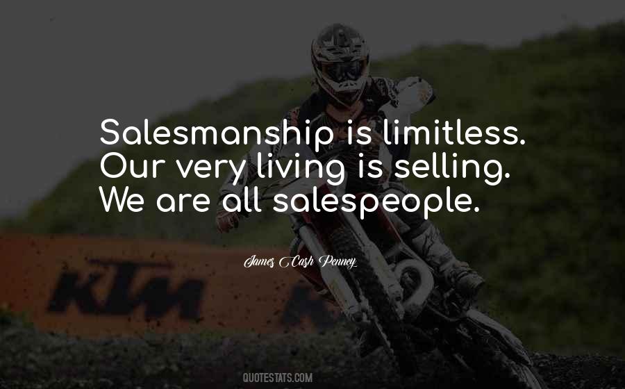 Quotes About Salesmanship #1017703