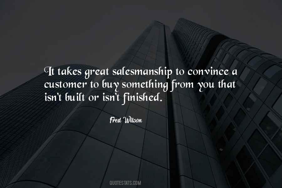 Quotes About Salesmanship #288173