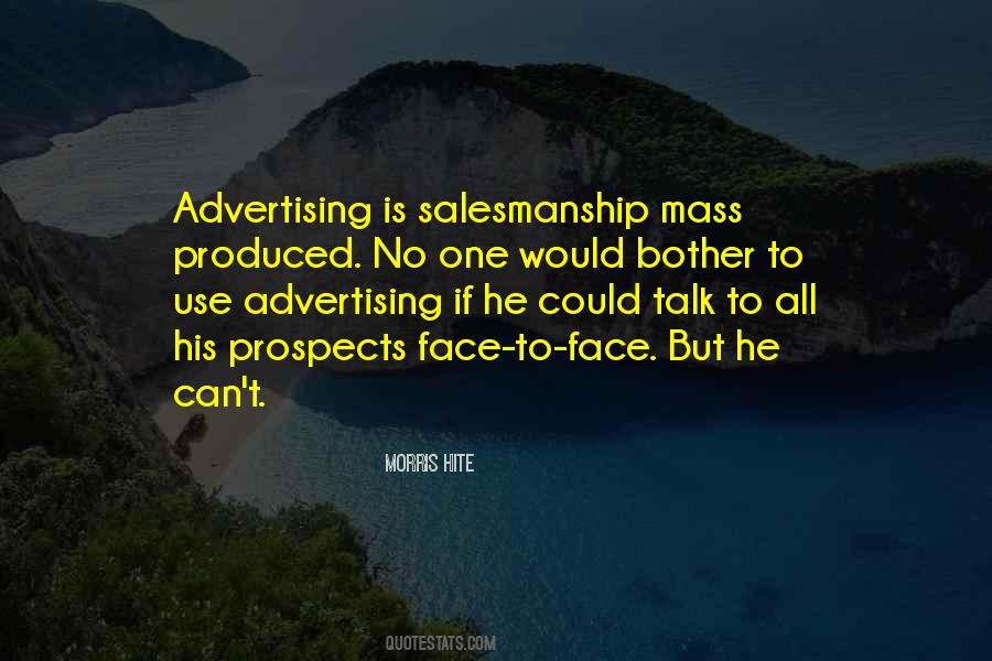 Quotes About Salesmanship #33628