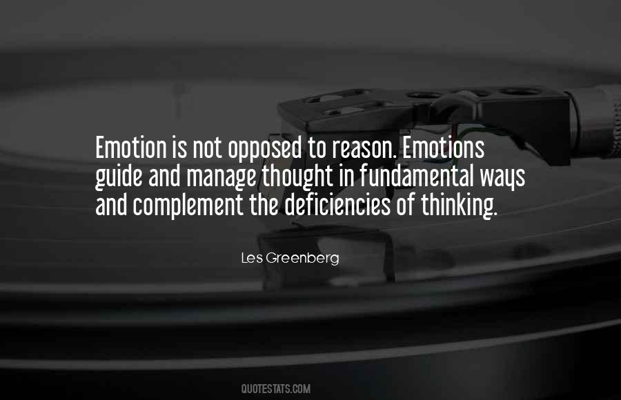 Quotes About Emotion And Reason #649127