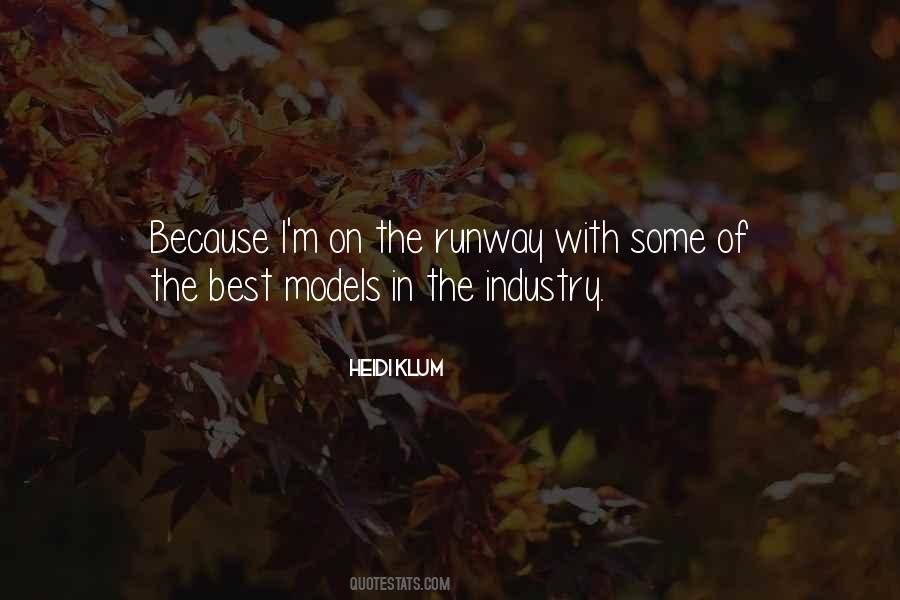 Quotes About Runway Models #394809