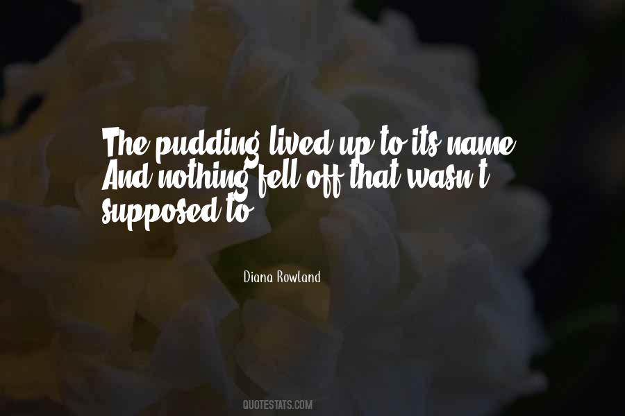 Quotes About Pudding #134137