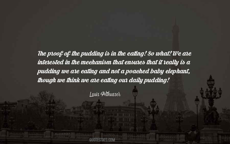 Quotes About Pudding #167577