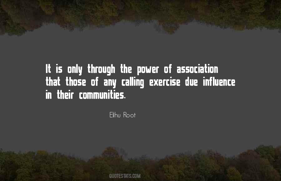 Quotes About The Power Of Association #56042