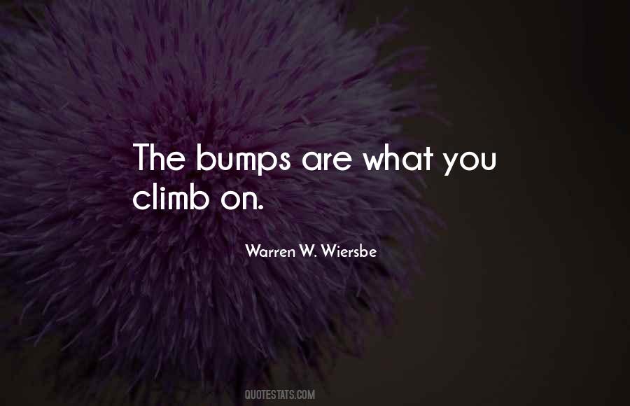 Quotes About Bumps #1104968