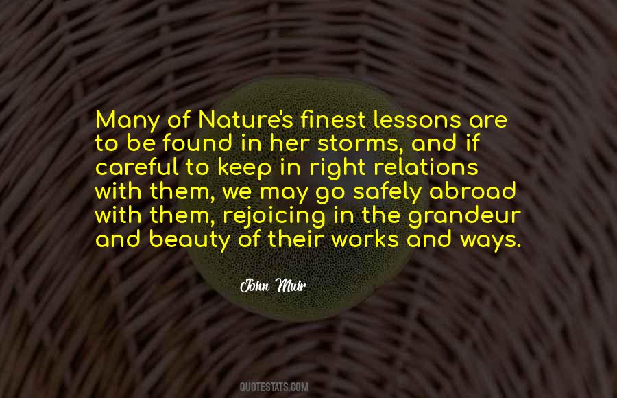 Quotes About Nature's Beauty #146618