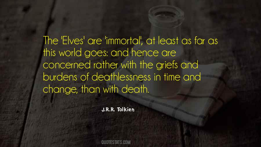 Quotes About Death Tolkien #1054020