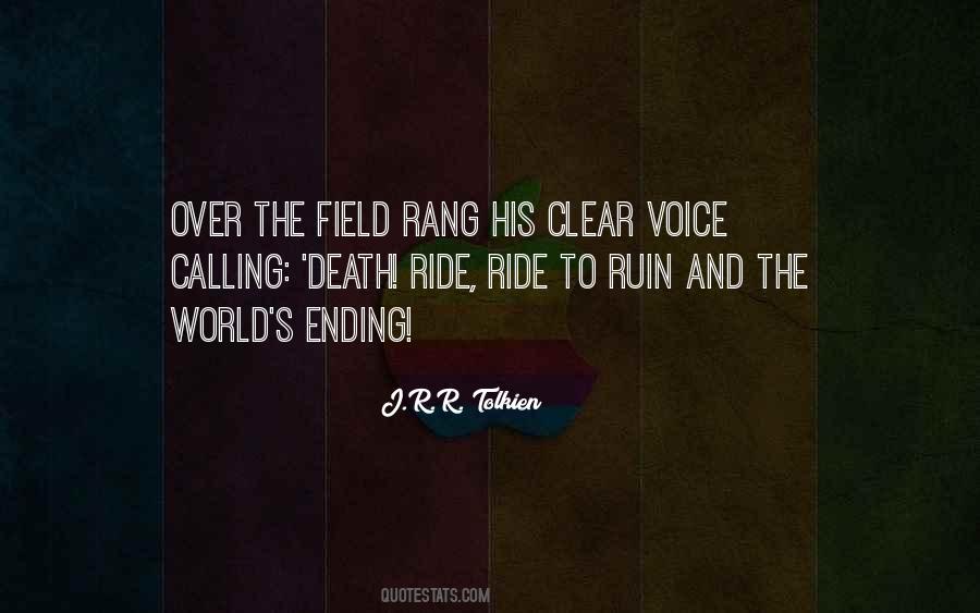 Quotes About Death Tolkien #1206559