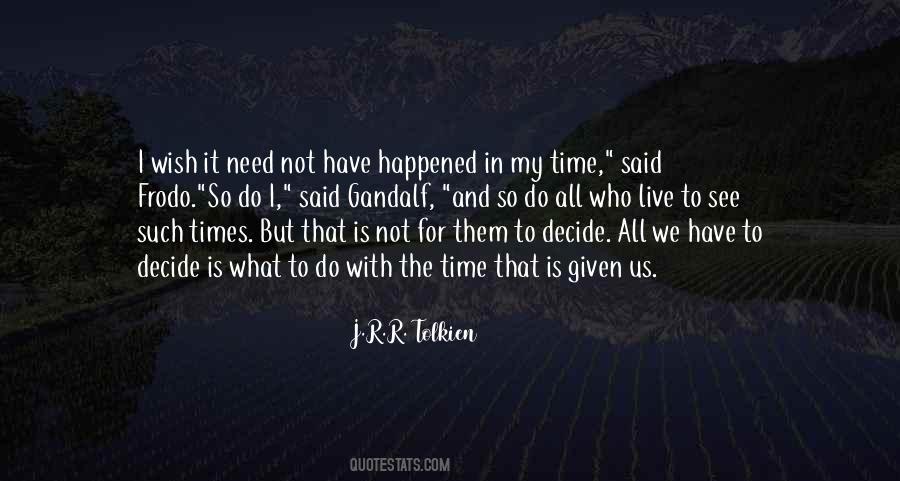 Quotes About Death Tolkien #1330031