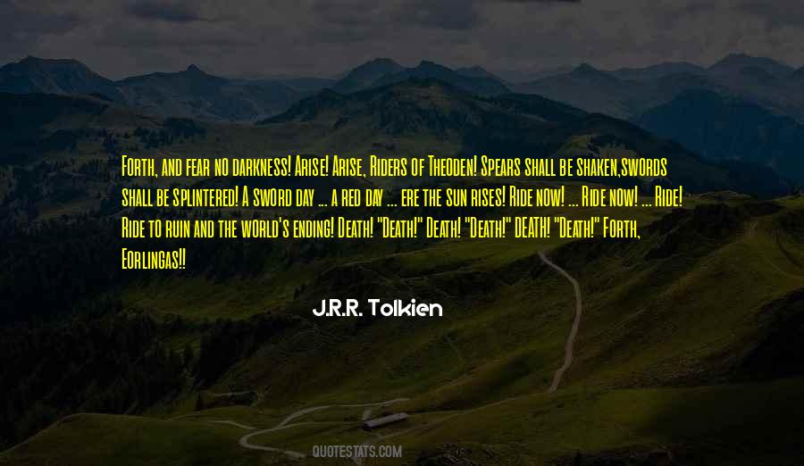 Quotes About Death Tolkien #177236