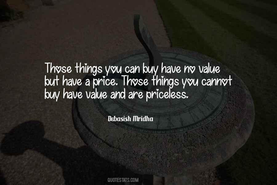 Quotes About Price Versus Value #247116
