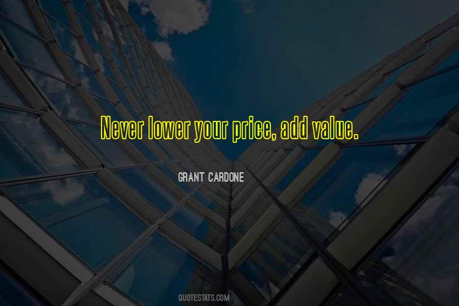 Quotes About Price Versus Value #342777