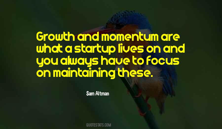 Quotes About Maintaining Momentum #1470985