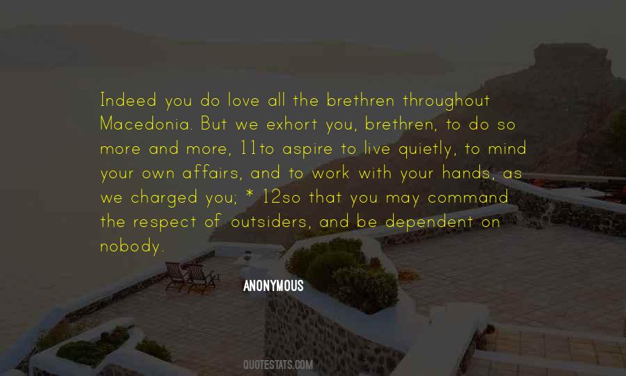 Quotes About Brethren #303589 Quotes About Brethren #303589