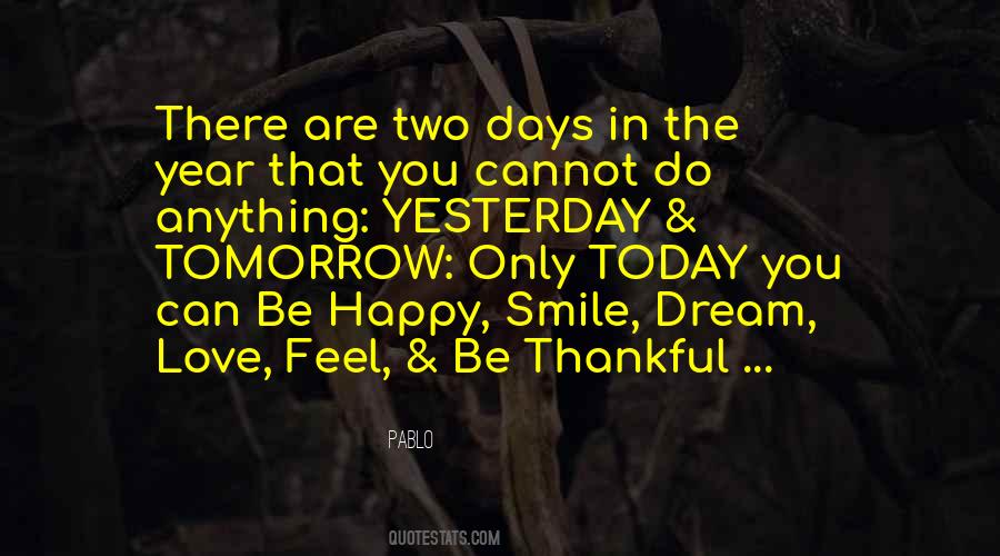 Thankful Smile Quotes #1162355