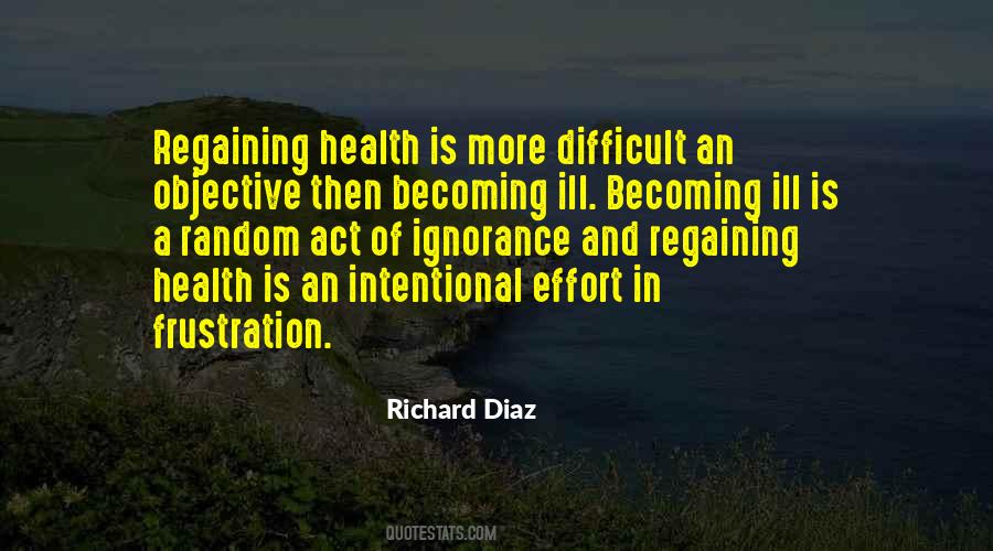 Quotes About Regaining Health #203153