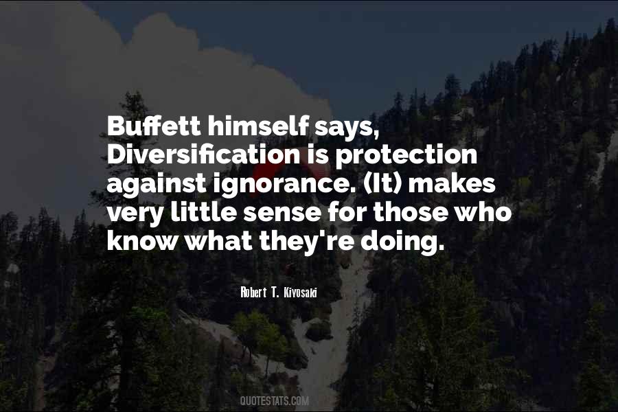 Quotes About Diversification #1003201