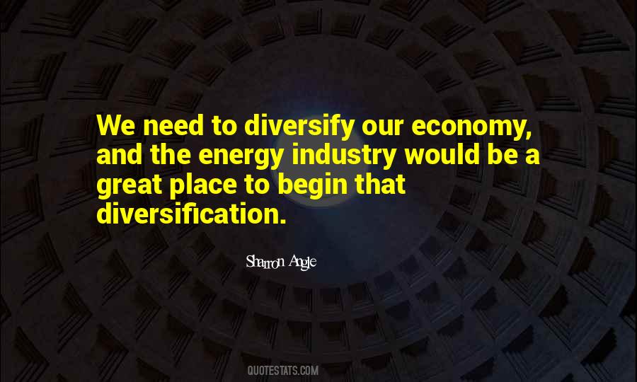 Quotes About Diversification #1021680