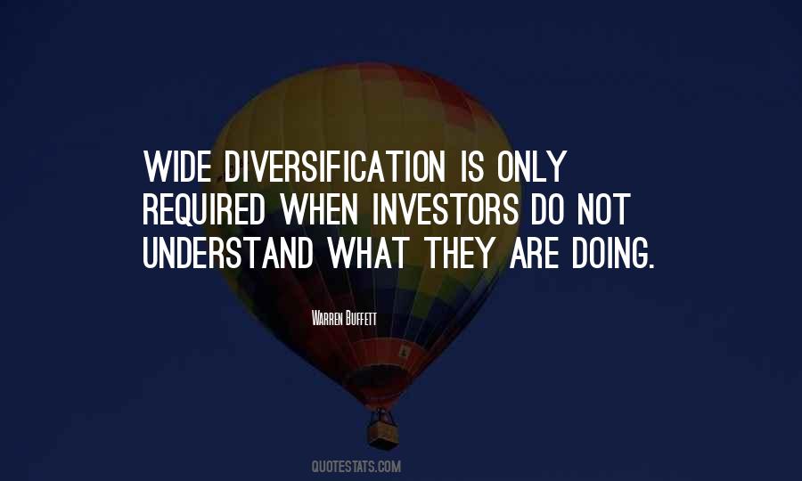 Quotes About Diversification #1408003