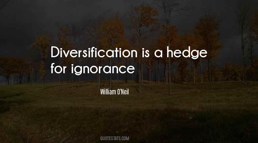 Quotes About Diversification #548633