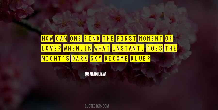 A Blue So Dark Quotes #21120