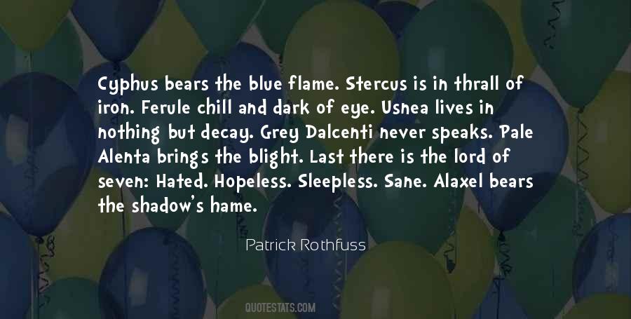 A Blue So Dark Quotes #418189