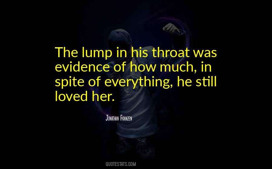 Quotes About Lump In The Throat #1630829