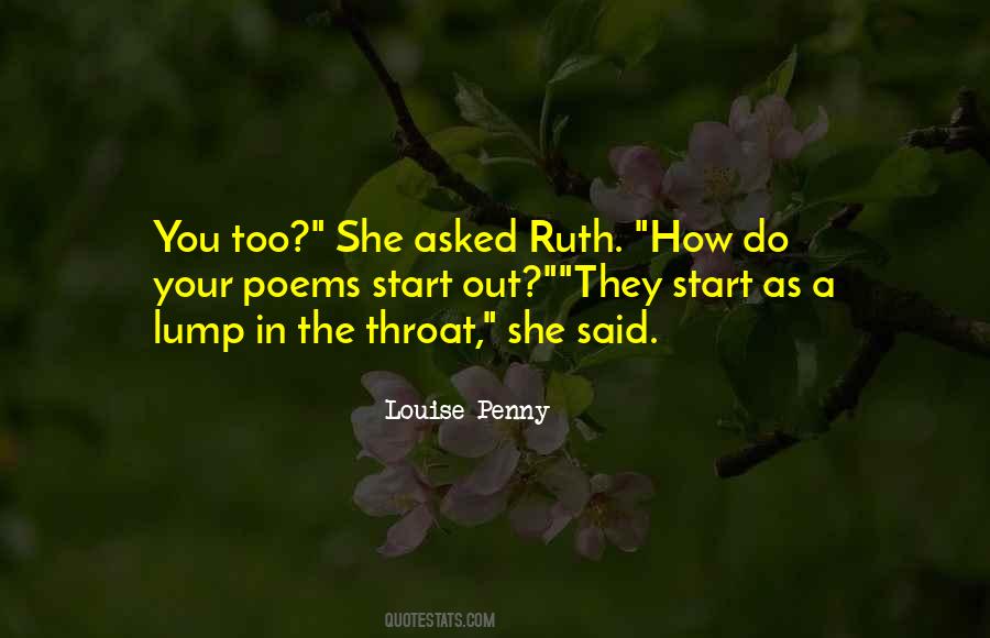 Quotes About Lump In The Throat #743903