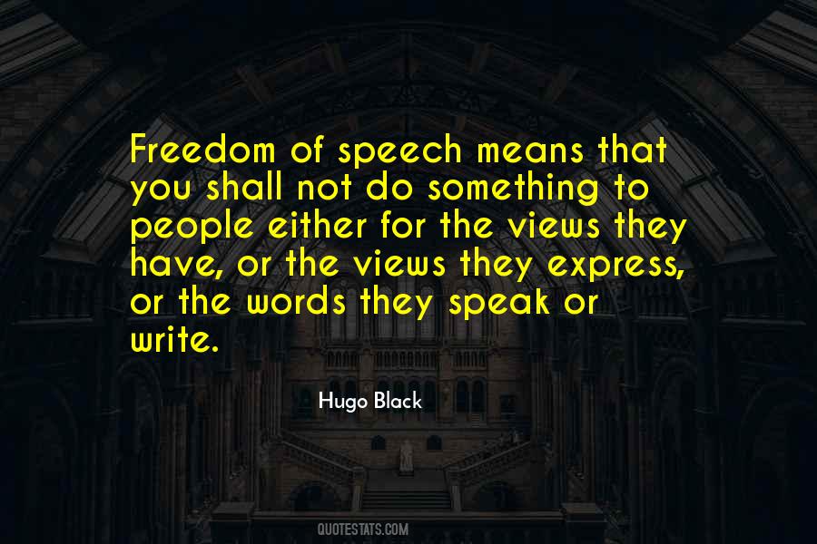 Quotes About Freedom Of Speech #1162288