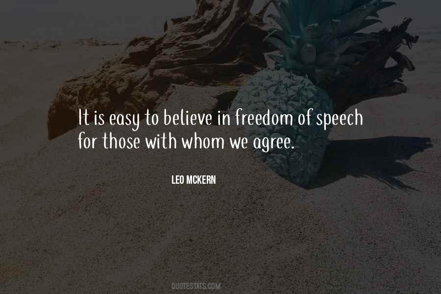 Quotes About Freedom Of Speech #1299163