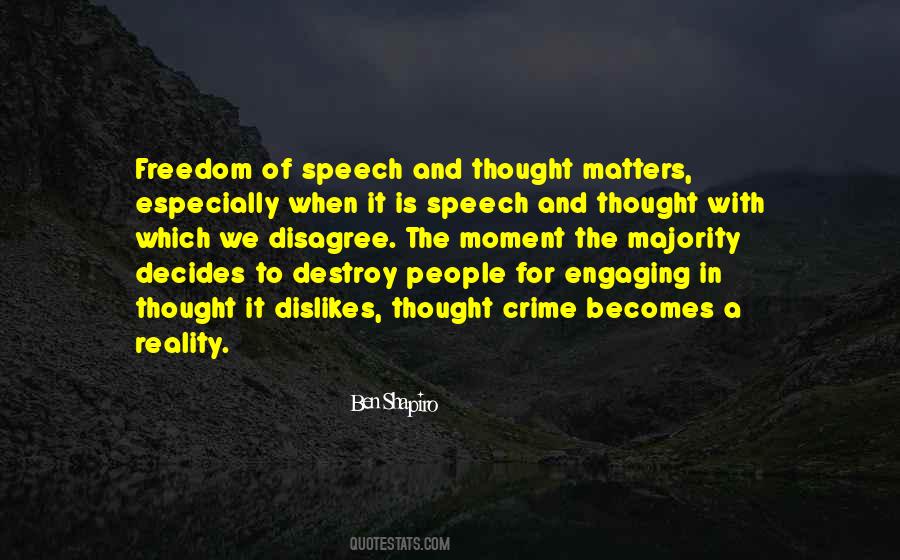 Quotes About Freedom Of Speech #1678680