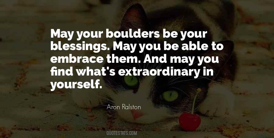 Quotes About Boulders #1377411