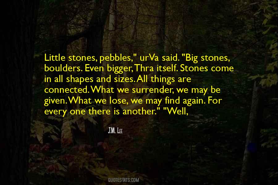 Quotes About Boulders #1597724